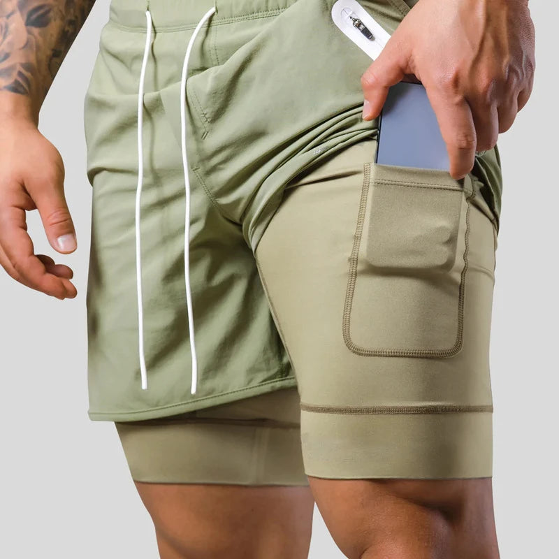 Men's LYFT 2-in-1 Fitness Compression Shorts Collection