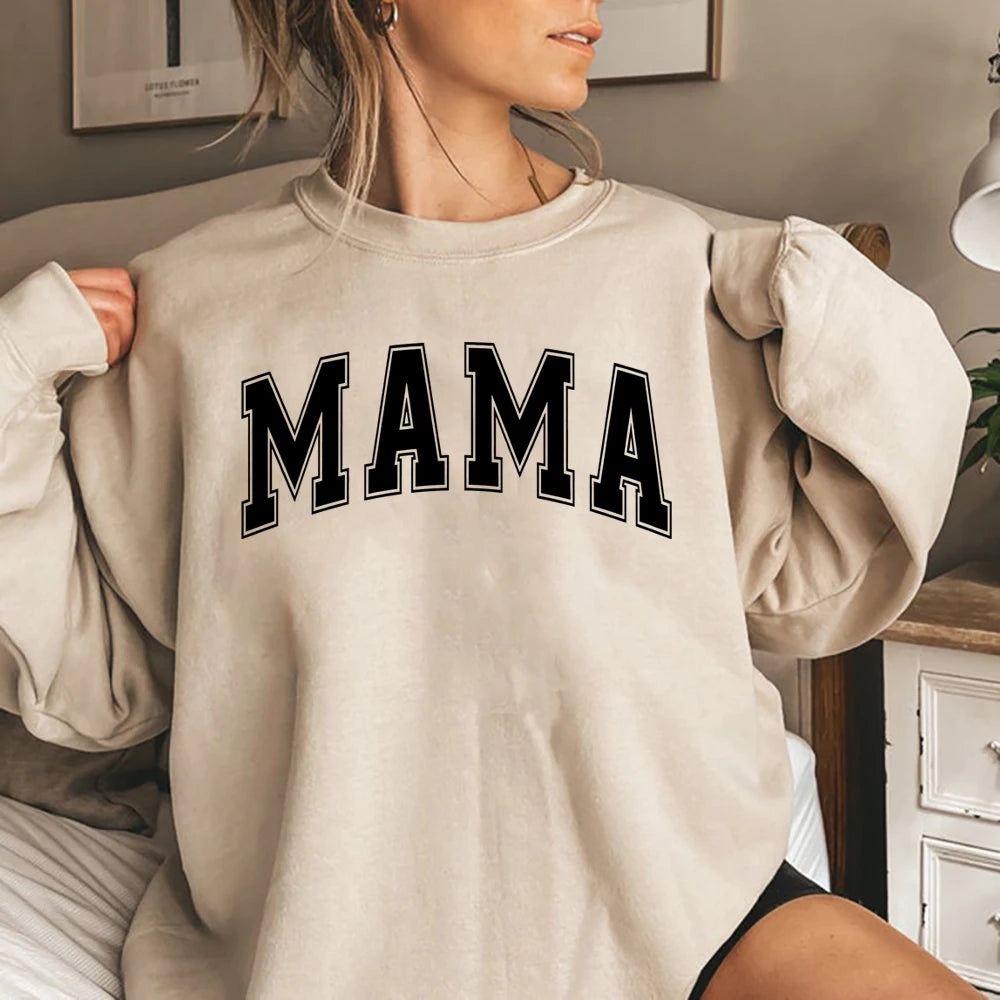 Mama Varsity Motherhood Sweatshirt Collection