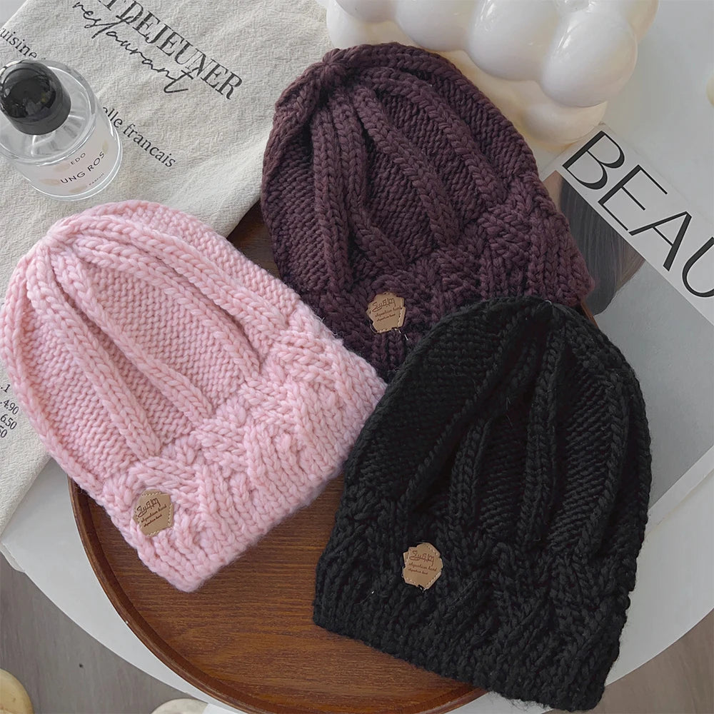 Elegant Winter Knit Hat Collection